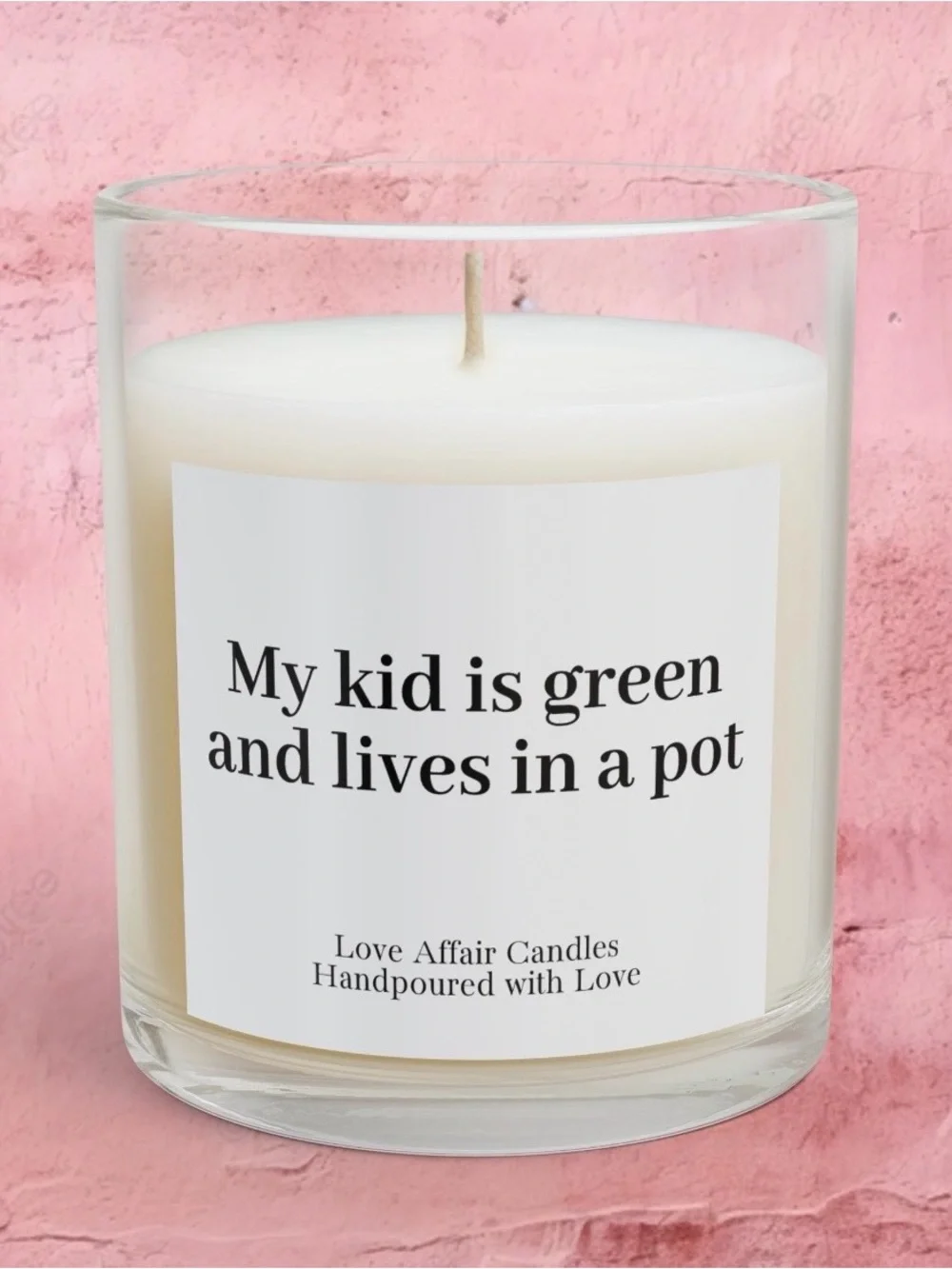 Plant Parent Handmade Soy Wax Candle